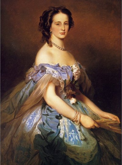 Grand Duchess Alexandra Iosifovna by Franz Xaver Winterhalter